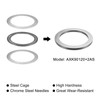 sourcing map AXK90120 Axial Needle Bearing with Washers 90mm Bore