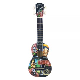 Kahuna Soprano Ukulele with Color Graphic Felix the Cat, Travel