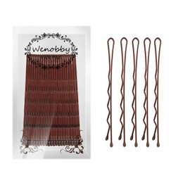 Large Bobby Pins for Brown Blonde Hair, 100 PCS 2.4" Bobby Pins for Women Hair Styling with All Hair Types
