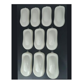 VZB 10PCS ABS Plastic Car Display Speed Shapes for auto Painting Wrapping Sample Exhibition Display White