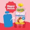 Mott’s Fruit Smoothies Strawberry Banana, 4.2 oz Clear Pouches, 24