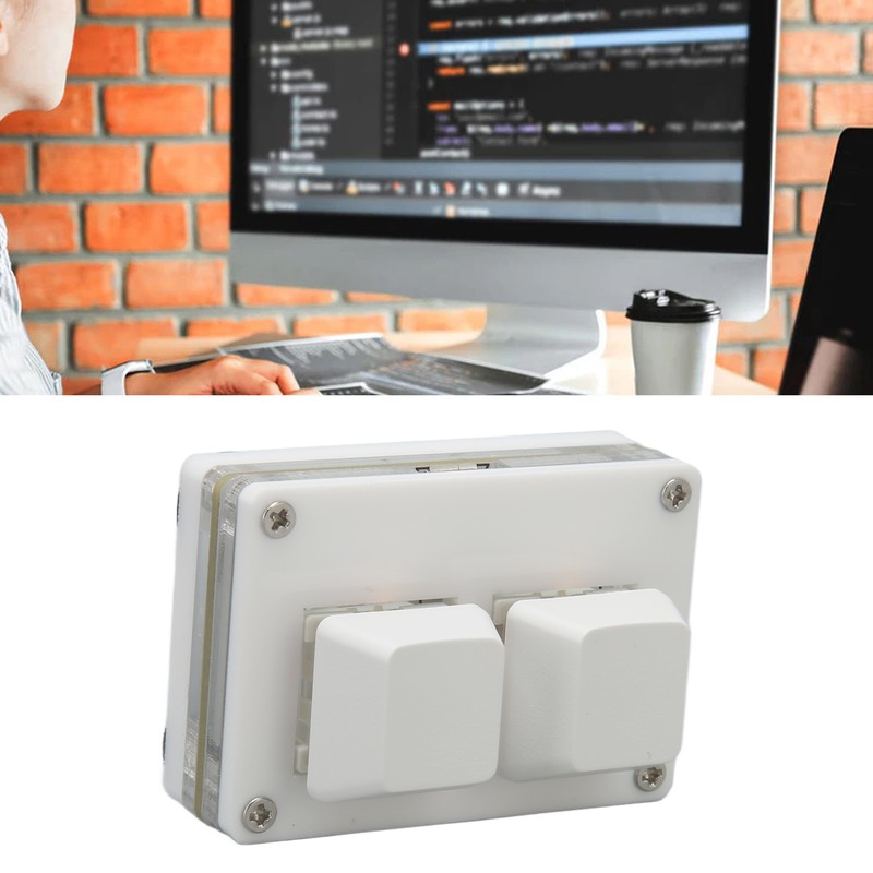 Mini Keypad 2 Keys USB Red Switch Plug and Play