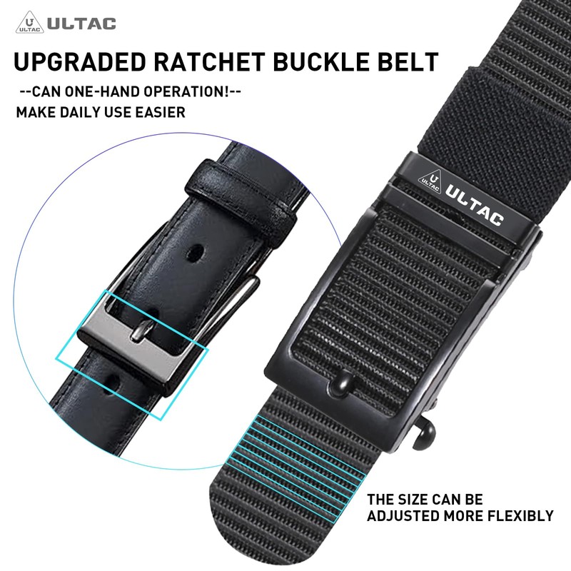 ULTAC Tactical Concealed Carry Gun Belt - 1.8" Stiff Nylon