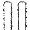 Opuladuo 2 x Saw Chains 25 cm 3/8 Inch 1.3