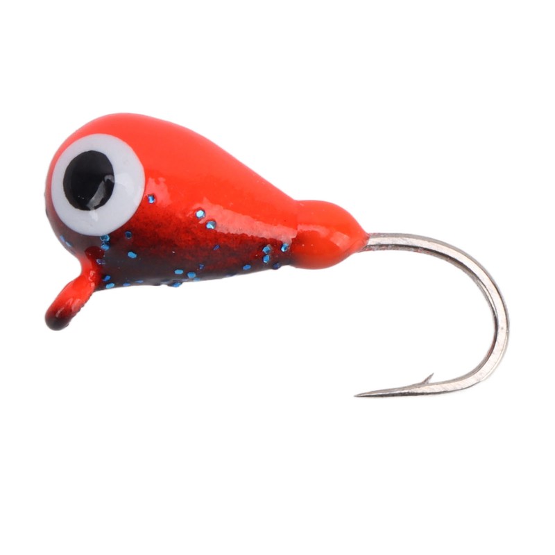 5 PCS Ice Fishing Jigs Kit Winter Fishing Perch Hooks