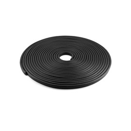 QWORK 50 Feet EPDM Rubber Edge Trim Seal Strip, Fits Edge 1/16" to 1/8"