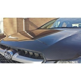 XPO Black High Gloss Carbon Fiber Tek R 3D Cast Vinyl DIY Wrap (1ft x 5ft)