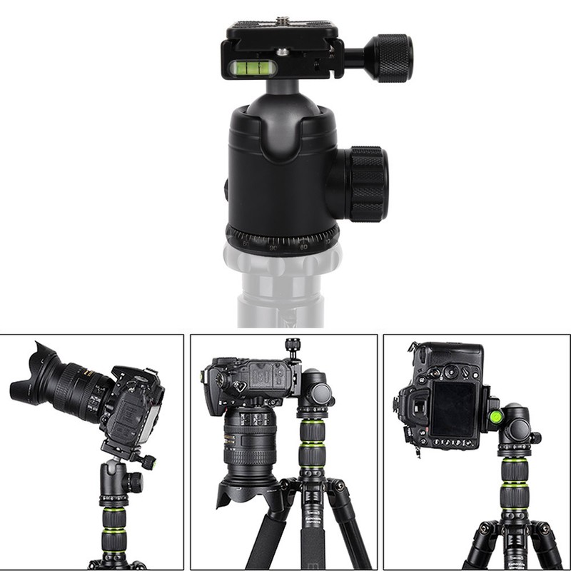 360 Horizontal Rotation Panoramic Camera Tripod Ball Head 36mm Ball