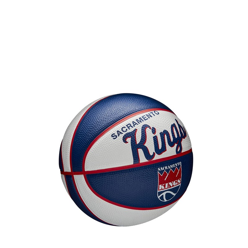 Wilson Mini Basketball Team Retro Sacramento Kings Outdoor Rubber Size:
