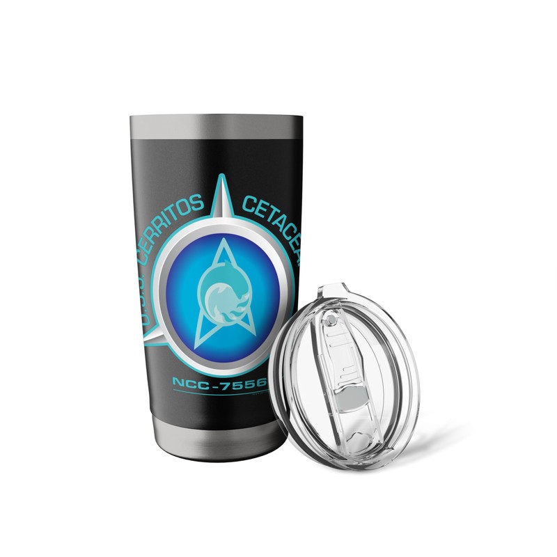 Lower Decks Cetacean Ops Delta Logo Stainless Steel Insulated Tumbler