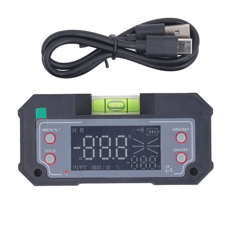 Digital Angle Gauge Magnetic Leveler Level Finder Protractor Bevel Inclinometer