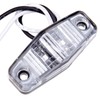 LBRST 2.5" Clear Lens LED Truck Trailer Oval Red Side