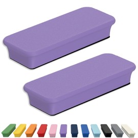 Glassboard Studio Mega Magnets - Neodymium - Heavy Duty, Colorful, Ergonomic, Ideal for Crafting, Quilting, and as Magnetic Knife Holders (2, Periwinkle Purple Bar)