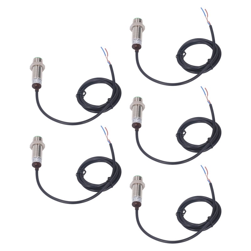 5Pcs Inductive Proximity Switch 150Hz 2 Wire Normally Open IP65