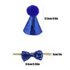 Pet Hat and Bow Tie, 2pcs/Set Dog Cat Birthday Cap