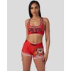 PSD Women's Baller Taz Sports Bra, Red, L