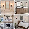 1-Light Rustic Wall Sconces Farmhouse Bathroom Light Fixtures Over Mirror,