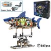 Mechanical Sea Animal Building Blocks for DIY Construction – Motorized