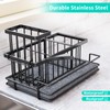 HapiRm Sink Caddy Sponge Holder - Kitchen Sink Organizer with