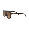 Coach HC8285U Universal Fit Sunglasses, Dark Tortoise/Brown Gradient Polarized, 56