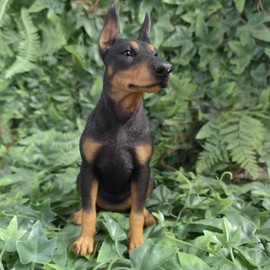 Vivid Arts Dobermann-Pinscher – Gartendekoration für drinnen und draußen