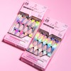 L.A. Girl Luxe Shine Nail Fave Nail Tips, Black French