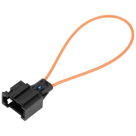 X AUTOHAUX Automobile Fiber Optical Optic Loop Cable Bypass Connector Female