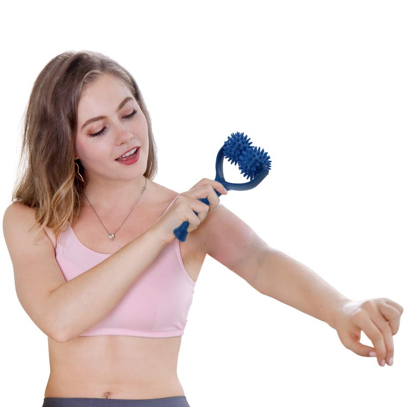 Binnan Spiky Massage Roller,Muscle Relax Massager for Full Body, Shoulder,