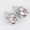 Unbranded CNC Spike Front Axle Nut Covers Fit For Harley