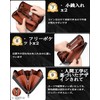 INMURYIA Men's Wallet, Large Capacity, Long Wallet, Carbon Leather, YKK,