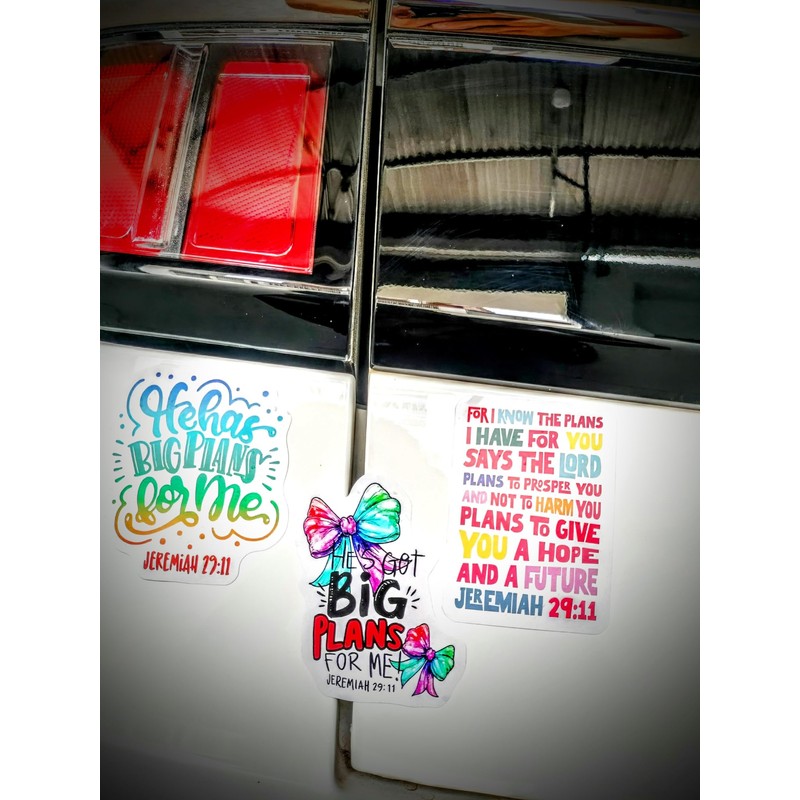 (6 PCS) Jeremiah 29 11 He's Got Big Plans for