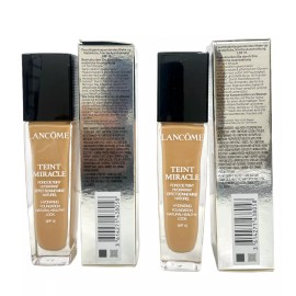 Lancôme Lancome Teint Miracle Hydrating Foundation SPF15 (30ml/1.0oz) LOT OF 2 YOU PICK! - 045 Sable Beige