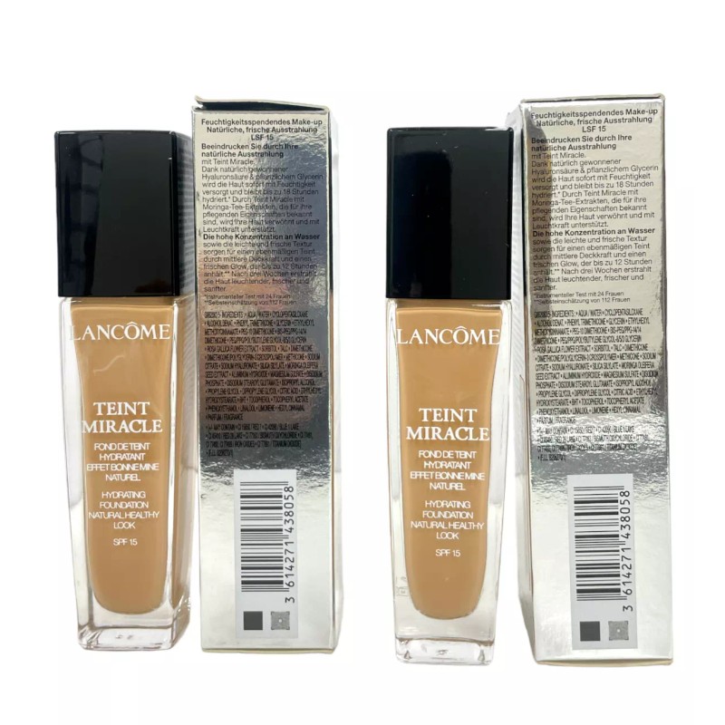 Lancôme Lancome Teint Miracle Hydrating Foundation SPF15 (30ml/1.0oz) LOT OF