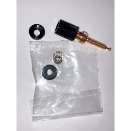 Pomona 3750-0  Black Gold Plated Binding Post