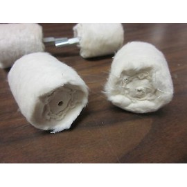 10 Goliath Industrial 1-1/2" x 1-3/4" Cylinder Buff Polishing Buffing Wheel Mcyb