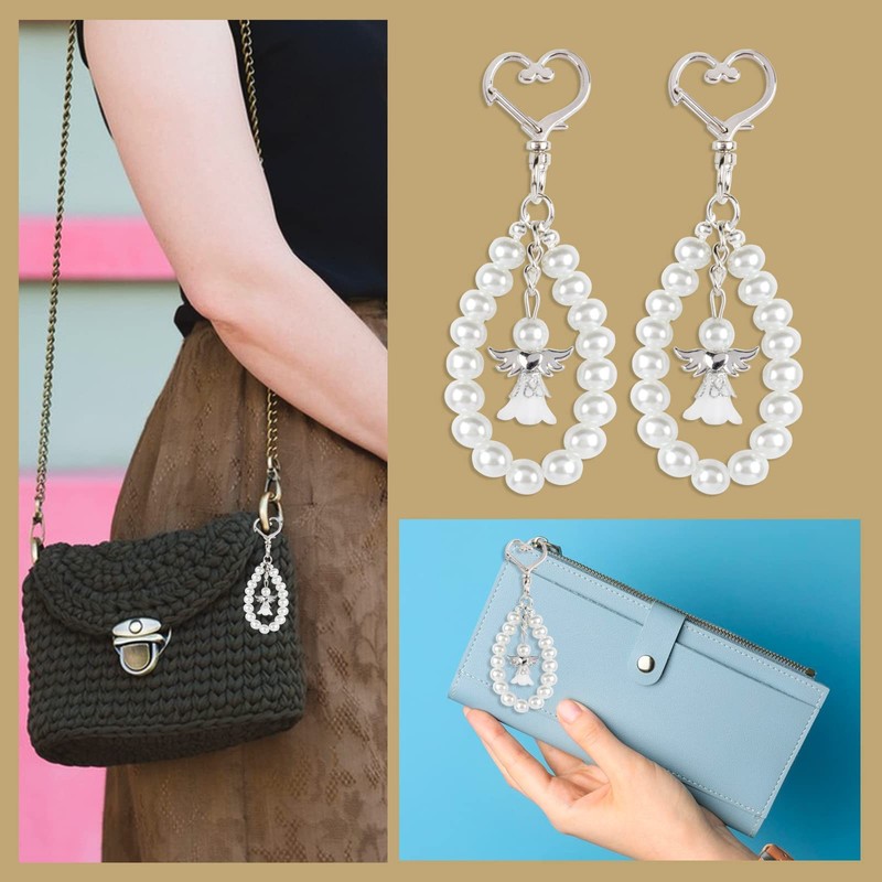 BOFUNX Pack of 20 Guest Gifts Guardian Angel Pendant Small