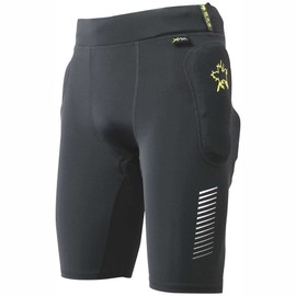 Yoromusha YM-1785 BK M Hip Protector, Short Type, Unisex, XRD Layering Pad (punching lightweight 2-layer pad + 3D mesh) fractal model