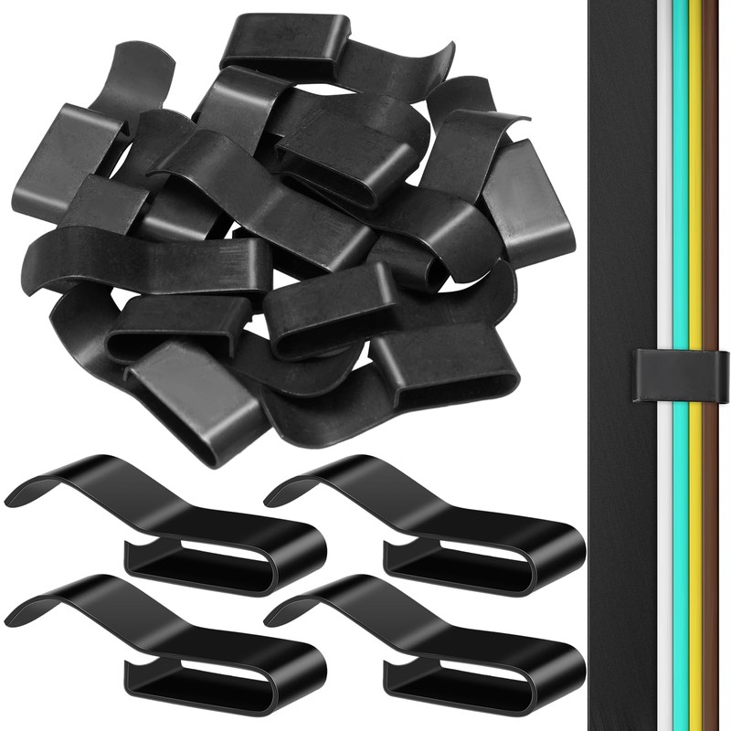 Datanly 50 Pack Trailer Wire Clips, Steel for Anti Corrosion