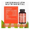 Suplemento De Citrato De Zinc Prettan Vegano 90 Caps 500mg