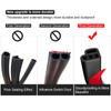 Car Door Seal Strip 32.8Ft Automotive Weather Stripping Double Layer