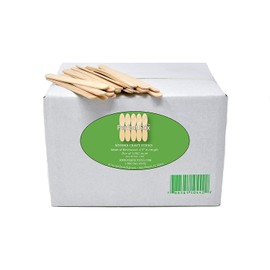 Perfect Stix 4.5" Craft Sticks with Bonus Tacky Glue - Box of 1000 Sticks and .66 oz Aleene's Tacky Glue