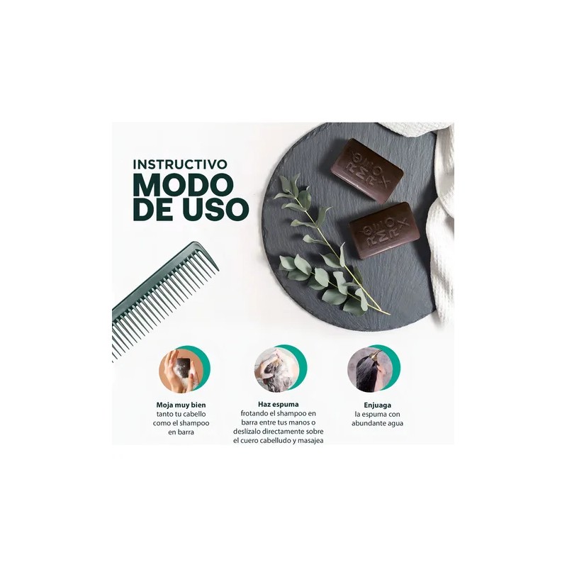 Shampoo Anticaída Romerox Tratamiento Cabello Y Barba 3 Pack