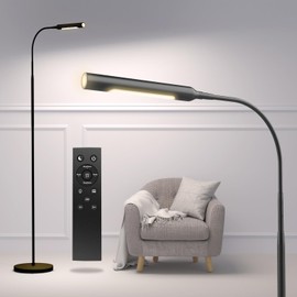GAINTLUMI Floor Lamp for Living Room, bedrooms,Work Study and Home Decor.Modern Reading Standing lamp.with Remote Control.4 Color temperatures LED Bulb.Lighting Brightness Adjustable from 10%-100%.