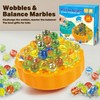 BAKAM Wobble Marble Balance Game with 60 Glass Marbles -