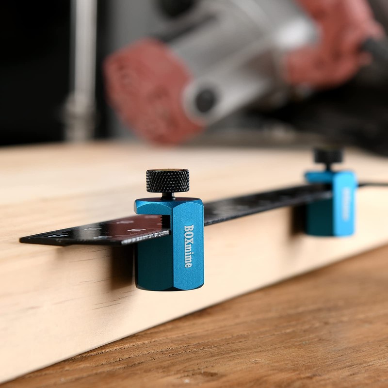 BOXmime Stair Gauges for Framing Square Metal/Wood Fabrication Layout Attachment