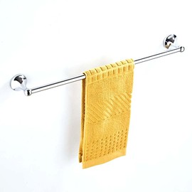 AGKXHDEC 4-Piece Bathroom Hardware Set: Chrome Bathroom Accessory Set, Towel Bar,Towel Ring,Toilet Paper Holder,Robe Hook, Wall Mounted,Optional Installing Towel bar Length for 24 or 18 inch