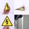 BOBOZHONG Safe Warning Sticker,20 Pcs 5cm/10cm Electrical Hazard Stickers Triangle