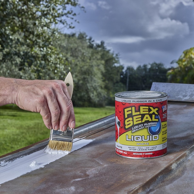 Flex Seal Liquid, Rubber Coating Sealant, Waterproof, Flexible, Breathable, and