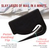 1InTheOffice Letter Opener, Envelope Opener Slitter Concealed Blade, Black 4