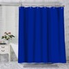 NTETSN Royal Blue Fabric Luxury Shower Curtain, Classic Solid Color